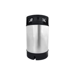 Fusto birra acciaio inox 9 litri, innesto jolly