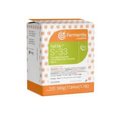 Lievito secco Fermentis SafAle™ S-33 - 500 g